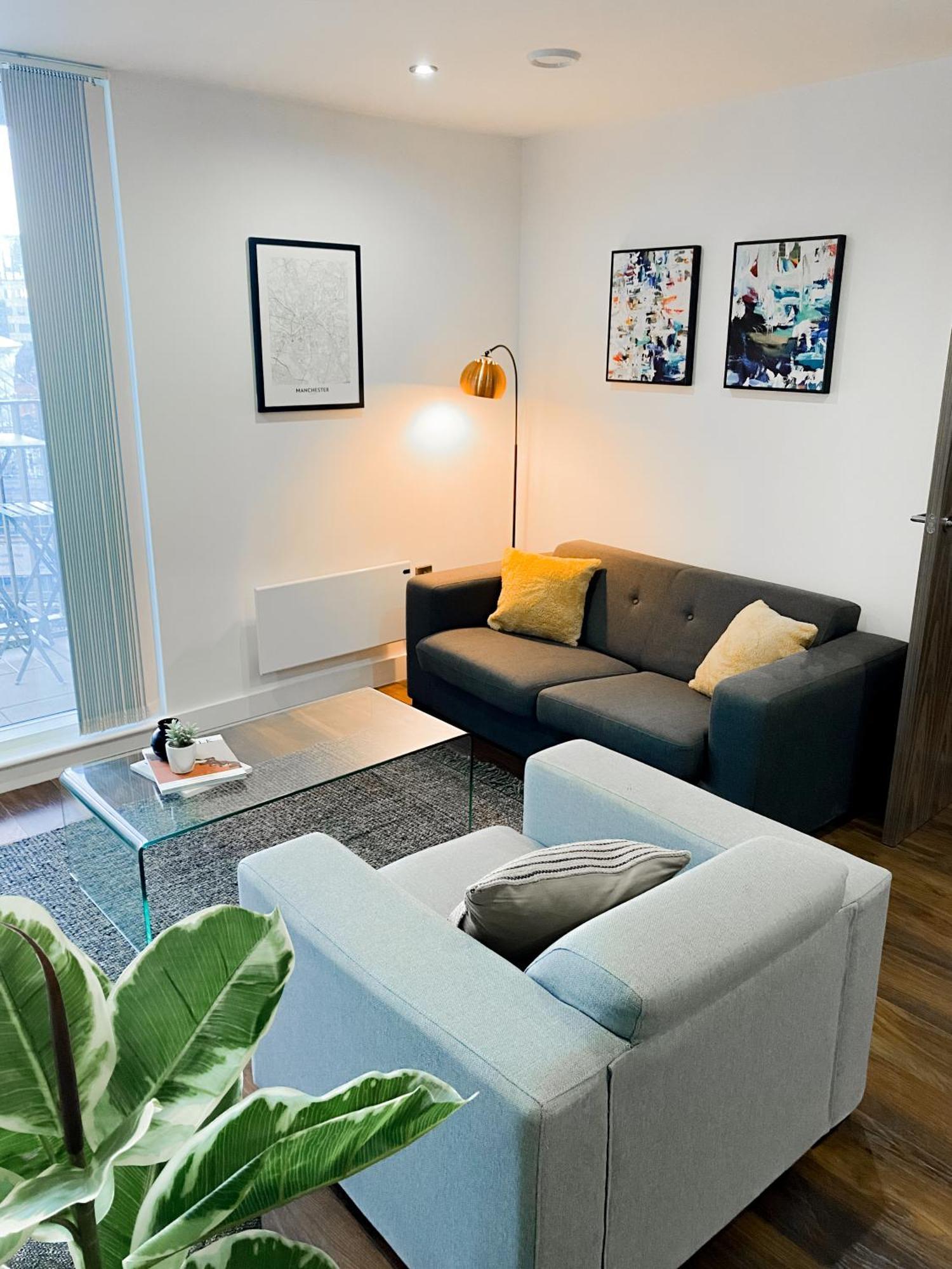 The Panda - Modern 2 Bedroom Apt In Manchester City Centre Dış mekan fotoğraf